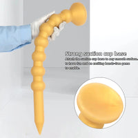 23.62in Soft SM Seven Beads Expansion Long Deep Huge Anal Plug Dildo