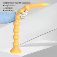 23.62in Soft SM Seven Beads Expansion Long Deep Huge Anal Plug Dildo