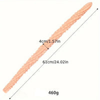 24.02in Wolf Tooth Spiked Dual Ended Long Huge Dildo For Men Women