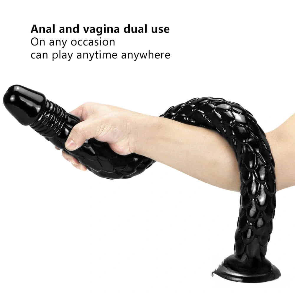 24.4in Extra Long Penis Big Black Dildo For Anal Sex Orgasm Toy
