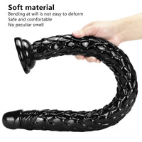 24.4in Extra Long Penis Big Black Dildo For Anal Sex Orgasm Toy