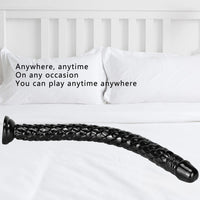 24.4in Extra Long Penis Big Black Dildo For Anal Sex Orgasm Toy