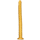 24.4in Gold Silicone Extra-long Scales Huge Dildo For Women Men Gay