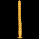 24.4in Gold Silicone Extra-long Scales Huge Dildo For Women Men Gay