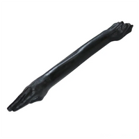 25.59in Fantasy PVC Cock Huge Long Black Hand Fist Dildo