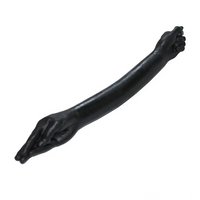 25.59in Fantasy PVC Cock Huge Long Black Hand Fist Dildo