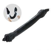 25.59in Fantasy PVC Cock Huge Long Black Hand Fist Dildo