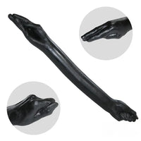 25.59in Fantasy PVC Cock Huge Long Black Hand Fist Dildo