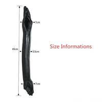 25.59in Fantasy PVC Cock Huge Long Black Hand Fist Dildo