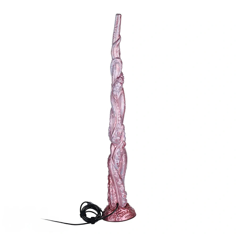 25in Tentacle Huge Long HD Camera Dildo Silicone Adult Toy Climax Device