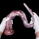25in Tentacle Huge Long HD Camera Dildo Silicone Adult Toy Climax Device