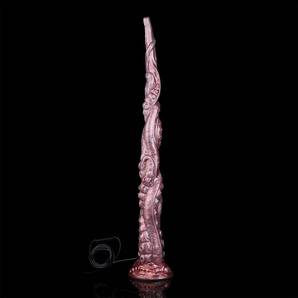 25in Tentacle Huge Long HD Camera Dildo Silicone Adult Toy Climax Device