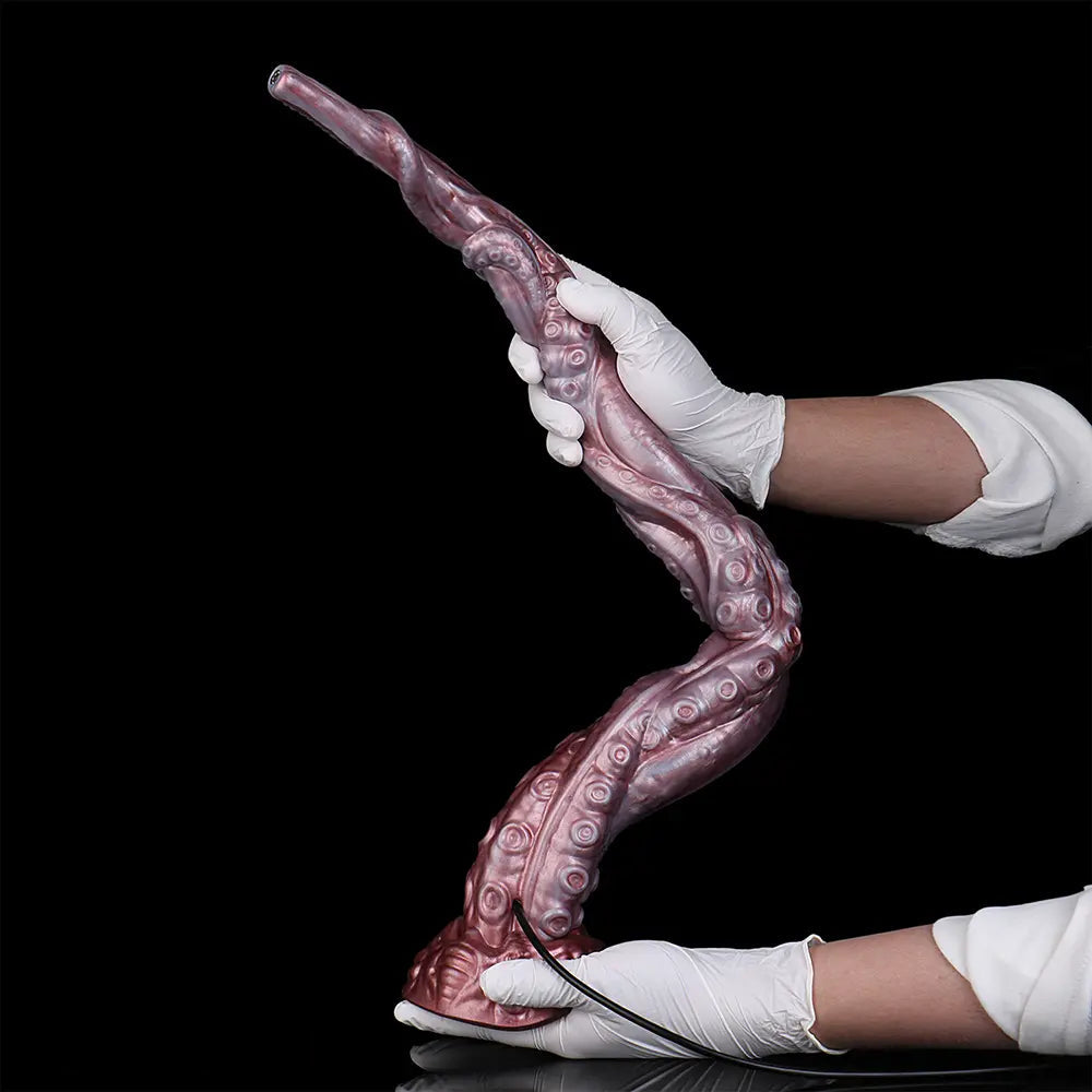 25in Tentacle Huge Long HD Camera Dildo Silicone Adult Toy Climax Device