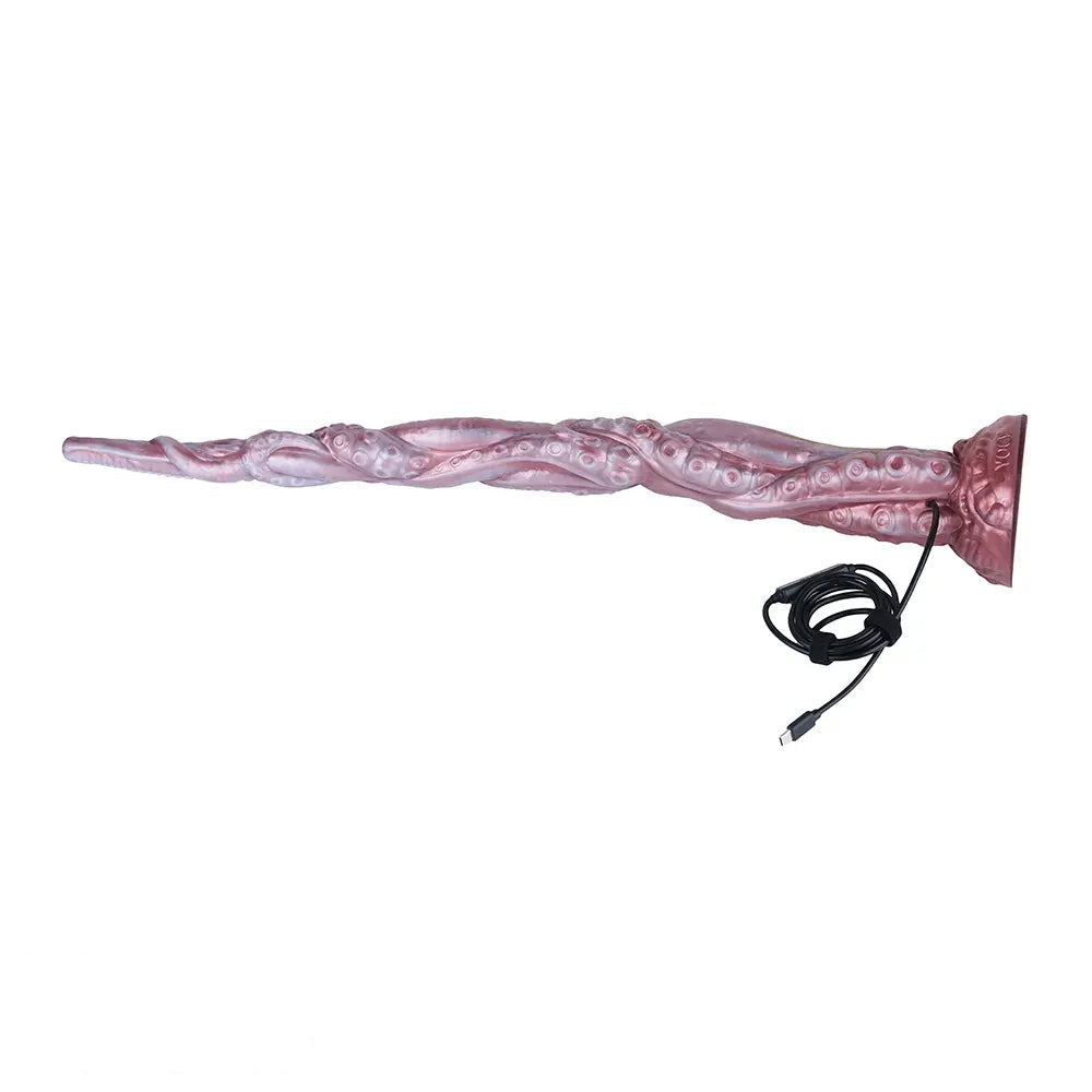 25in Tentacle Huge Long HD Camera Dildo Silicone Adult Toy Climax Device
