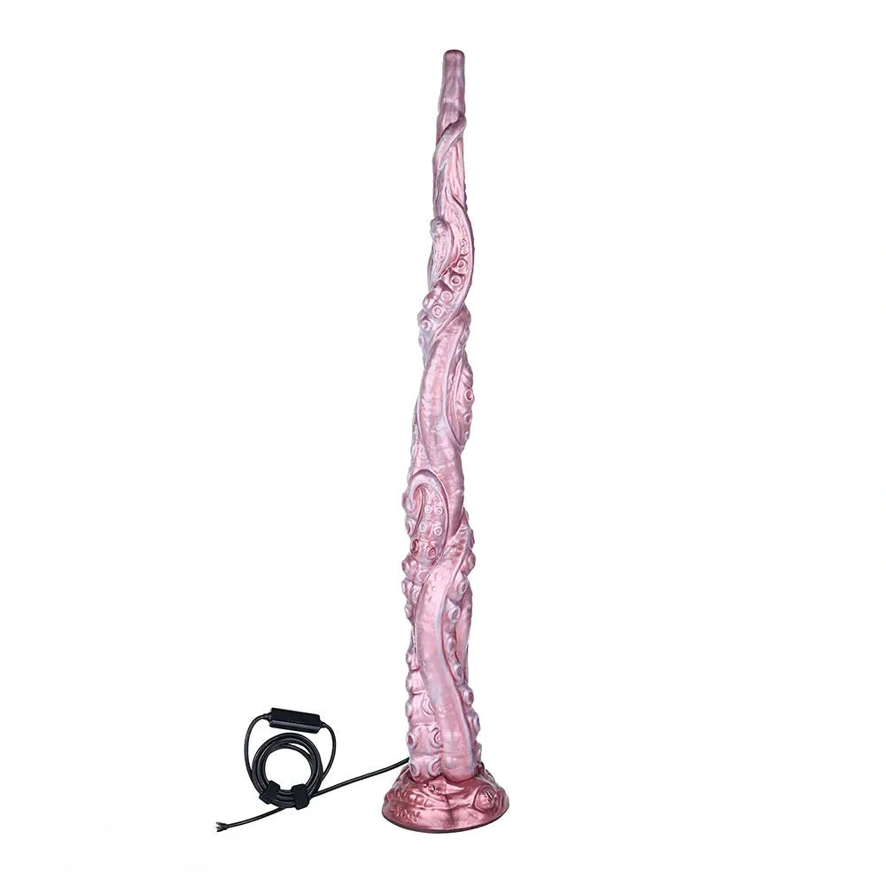 25in Tentacle Huge Long HD Camera Dildo Silicone Adult Toy Climax Device