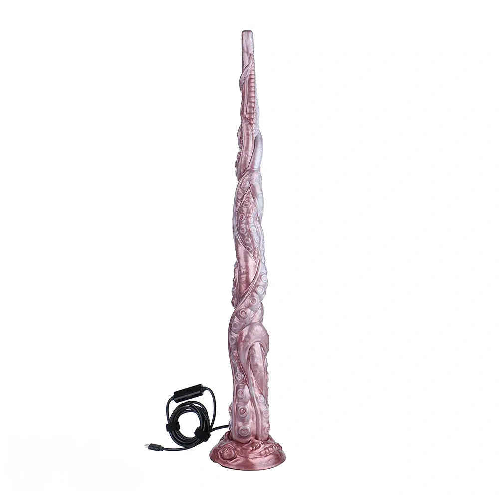 25in Tentacle Huge Long HD Camera Dildo Silicone Adult Toy Climax Device