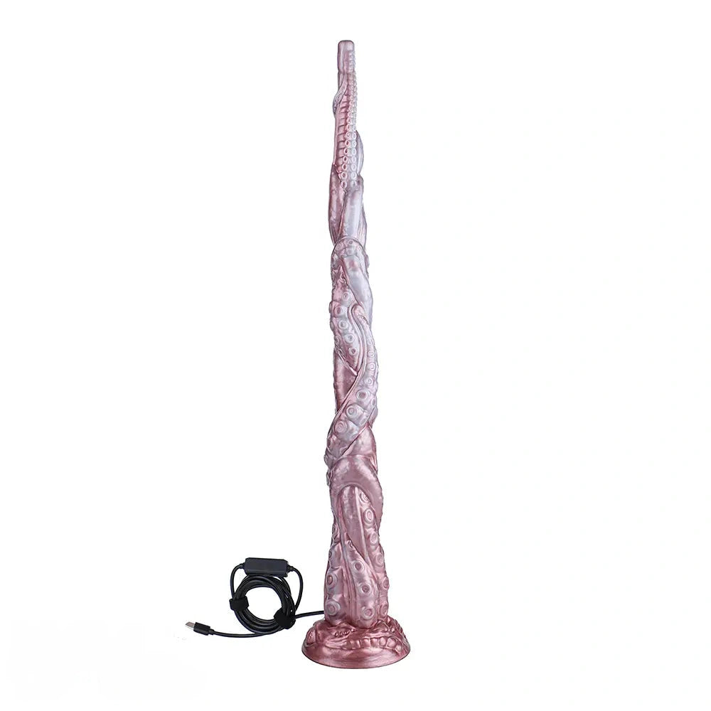 25in Tentacle Huge Long HD Camera Dildo Silicone Adult Toy Climax Device
