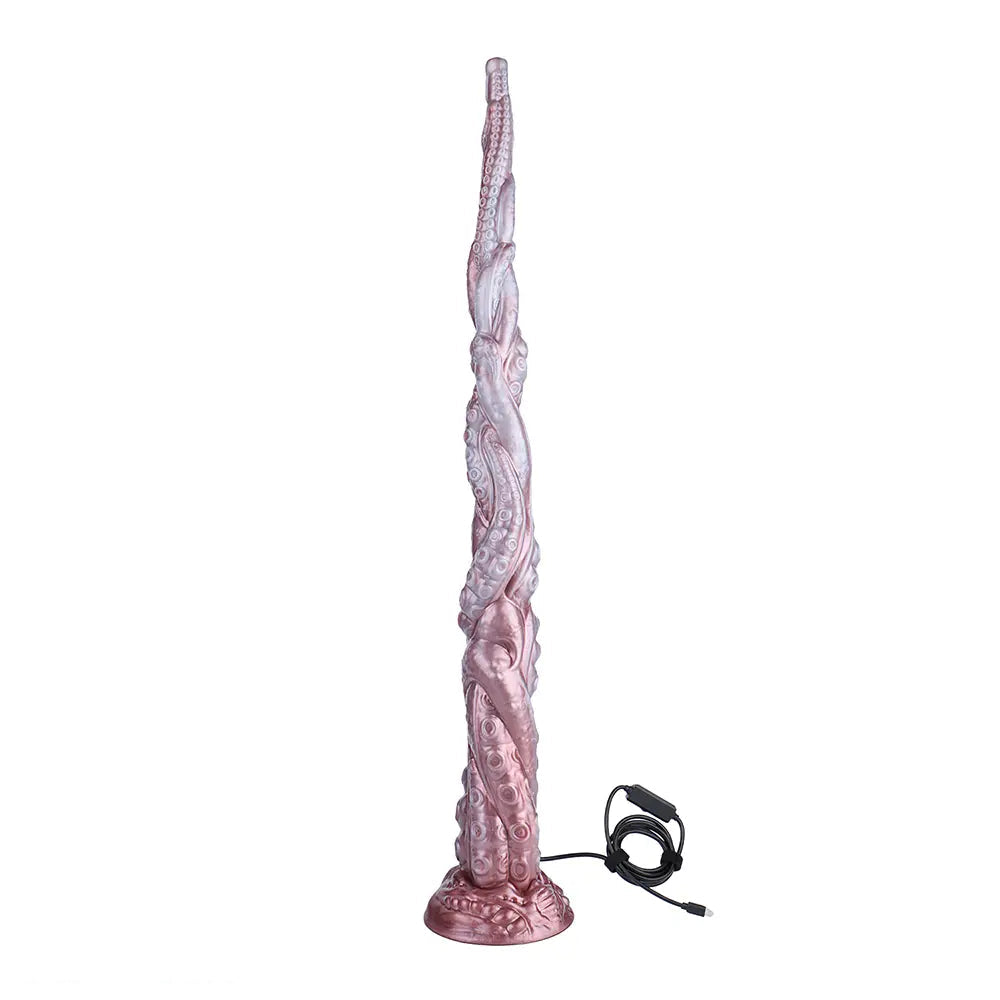 25in Tentacle Huge Long HD Camera Dildo Silicone Adult Toy Climax Device