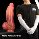 26.18in Realistic Super Long Huge Thick Soft Fat Dildo For Anus Vagina