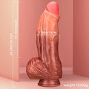 26.18in Realistic Super Long Huge Thick Soft Fat Dildo For Anus Vagina