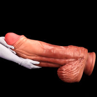 26.18in Realistic Super Long Huge Thick Soft Fat Dildo For Anus Vagina