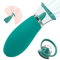 Schander Women Sucking Spitting Vibrator Tongue Licking Stick