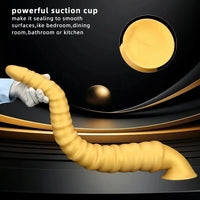 29.34in Extra Long Large Silicone Thread Soft Dildo Masturbator For Female