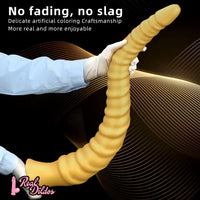 29.34in Extra Long Large Silicone Thread Soft Dildo Masturbator For Female