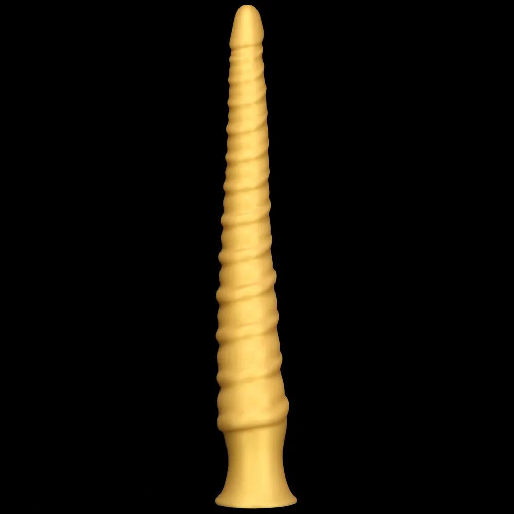 29.34in Extra Long Large Silicone Thread Soft Dildo Masturbator For Female