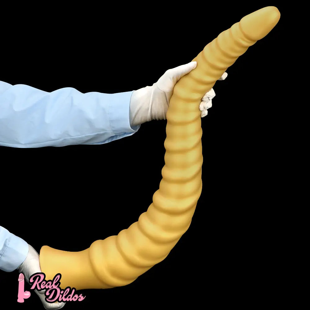 29.34in Extra Long Large Silicone Thread Soft Dildo Masturbator For Female