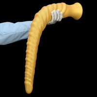 29.34in Extra Long Large Silicone Thread Soft Dildo Masturbator For Female