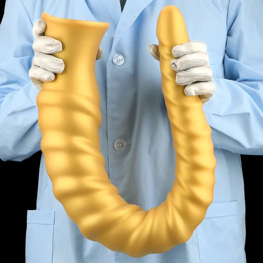 29.34in Extra Long Large Silicone Thread Soft Dildo Masturbator For Female