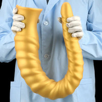 29.34in Extra Long Large Silicone Thread Soft Dildo Masturbator For Female