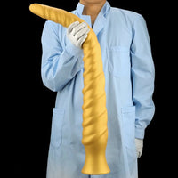 29.34in Extra Long Large Silicone Thread Soft Dildo Masturbator For Female