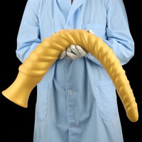 29.34in Extra Long Large Silicone Thread Soft Dildo Masturbator For Female