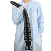 29.34in Super Long Large Masturbator PVC Anal Expansion Spiral Dildo