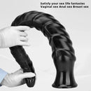 29.34in Super Long Large Masturbator PVC Anal Expansion Spiral Dildo