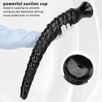 29.34in Super Long Large Masturbator PVC Anal Expansion Spiral Dildo