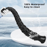29.34in Super Long Large Masturbator PVC Anal Expansion Spiral Dildo