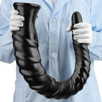 29.34in Super Long Large Masturbator PVC Anal Expansion Spiral Dildo