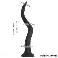 29.92in Super Long Deep Expansion Huge Silicone Butt Plug Dildo Sex Toy