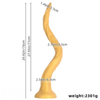 29.92in Super Long Deep Expansion Huge Silicone Butt Plug Dildo Sex Toy