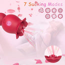 Rose Sucking and Tongue Vibrator 2 in 1 Rose Toy