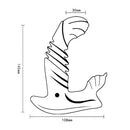 Telescopic Prostate Massager For Men And Women Double Shock Masturbation G-spot Vestibule Anal Plug Sex Toy Wholesale