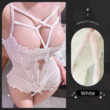 White & Stockings Set