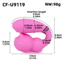 3.11in Cute Soft Multiple Vibrating Modes Dildo Small AV Massager Pet Vibe