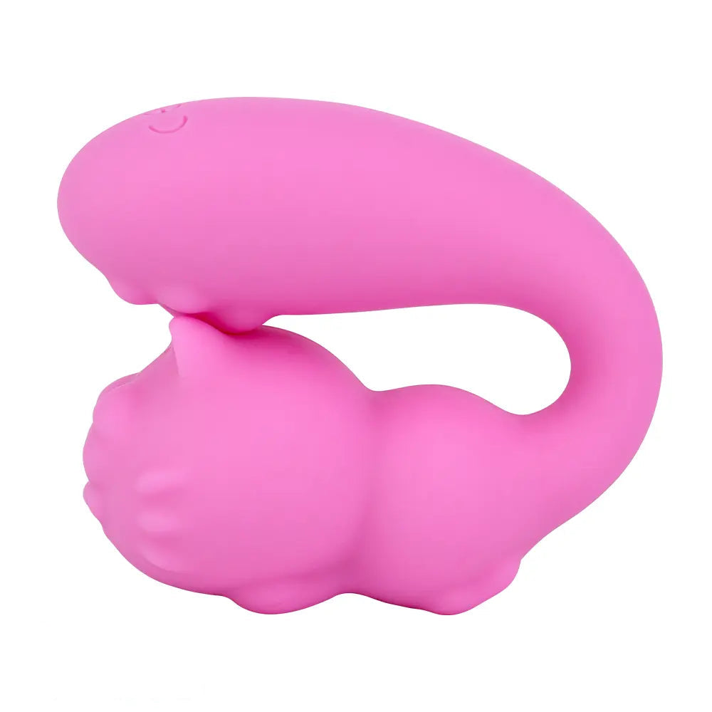 3.11in Cute Soft Multiple Vibrating Modes Dildo Small AV Massager Pet Vibe