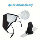 3.11in Wearable Mouth Face Mask Black Mini Dildo For BDSM Flirting Sex