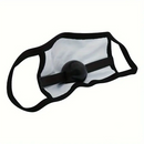 3.11in Wearable Mouth Face Mask Black Mini Dildo For BDSM Flirting Sex