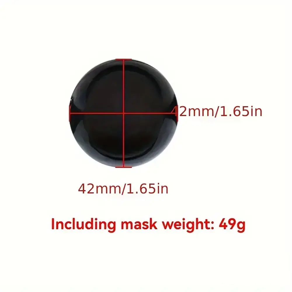 3.11in Wearable Mouth Face Mask Black Mini Dildo For BDSM Flirting Sex